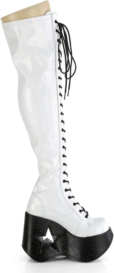 Demonia Women's Dynamite-300 Knee-high Boots