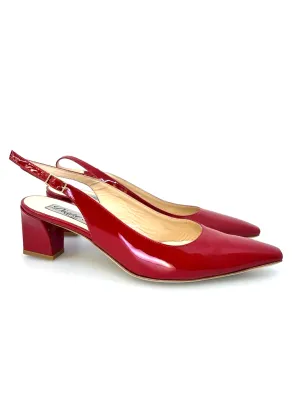 DIANE B. MILANO POINTED TOE SLINGBACK PUMPS