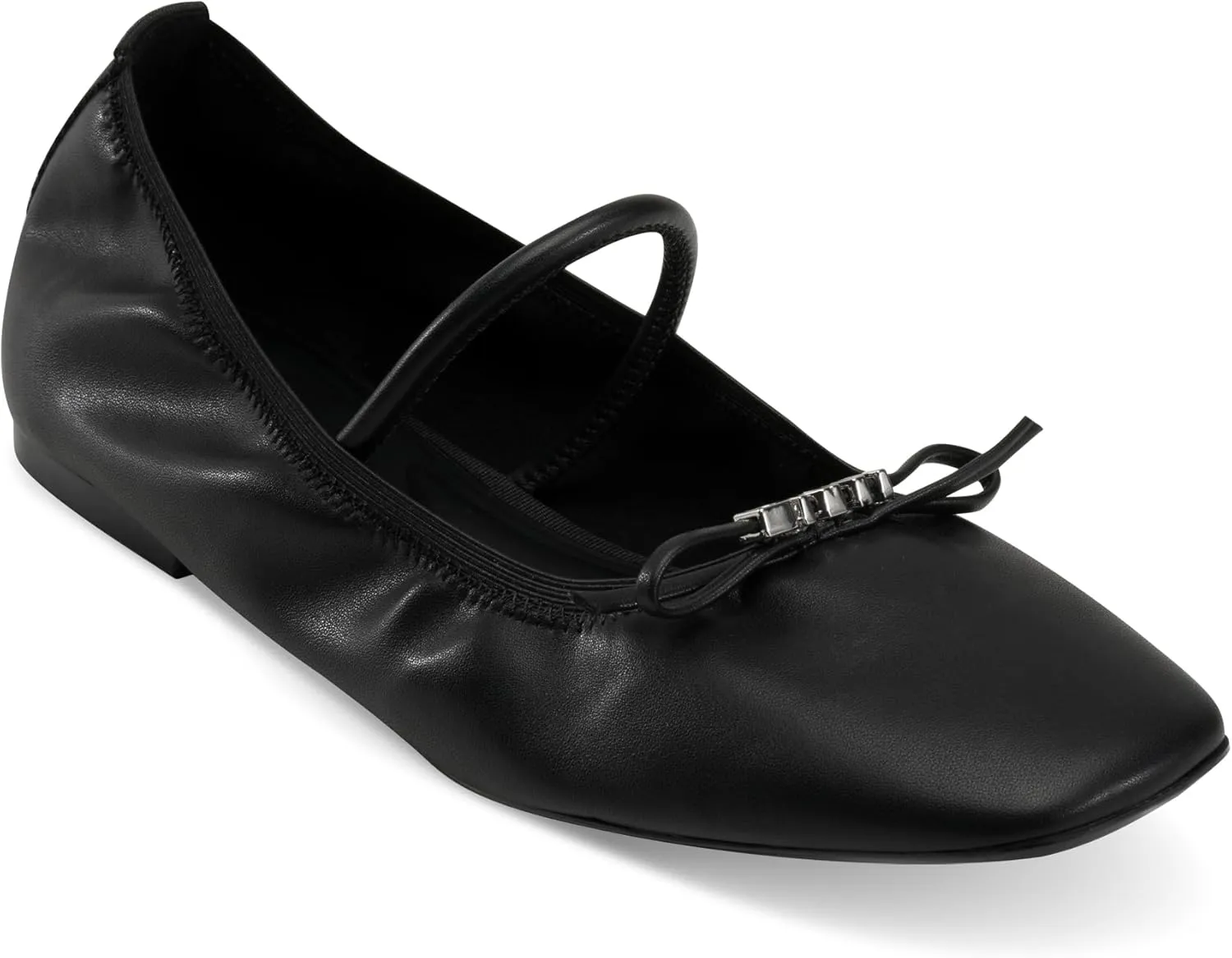 DKNY Women's Dale Ruched Ballet Flat Mule