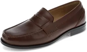 Dockers Mens Colleague Dress Penny Loafer Shoe, Dark Brown, 9.5 M