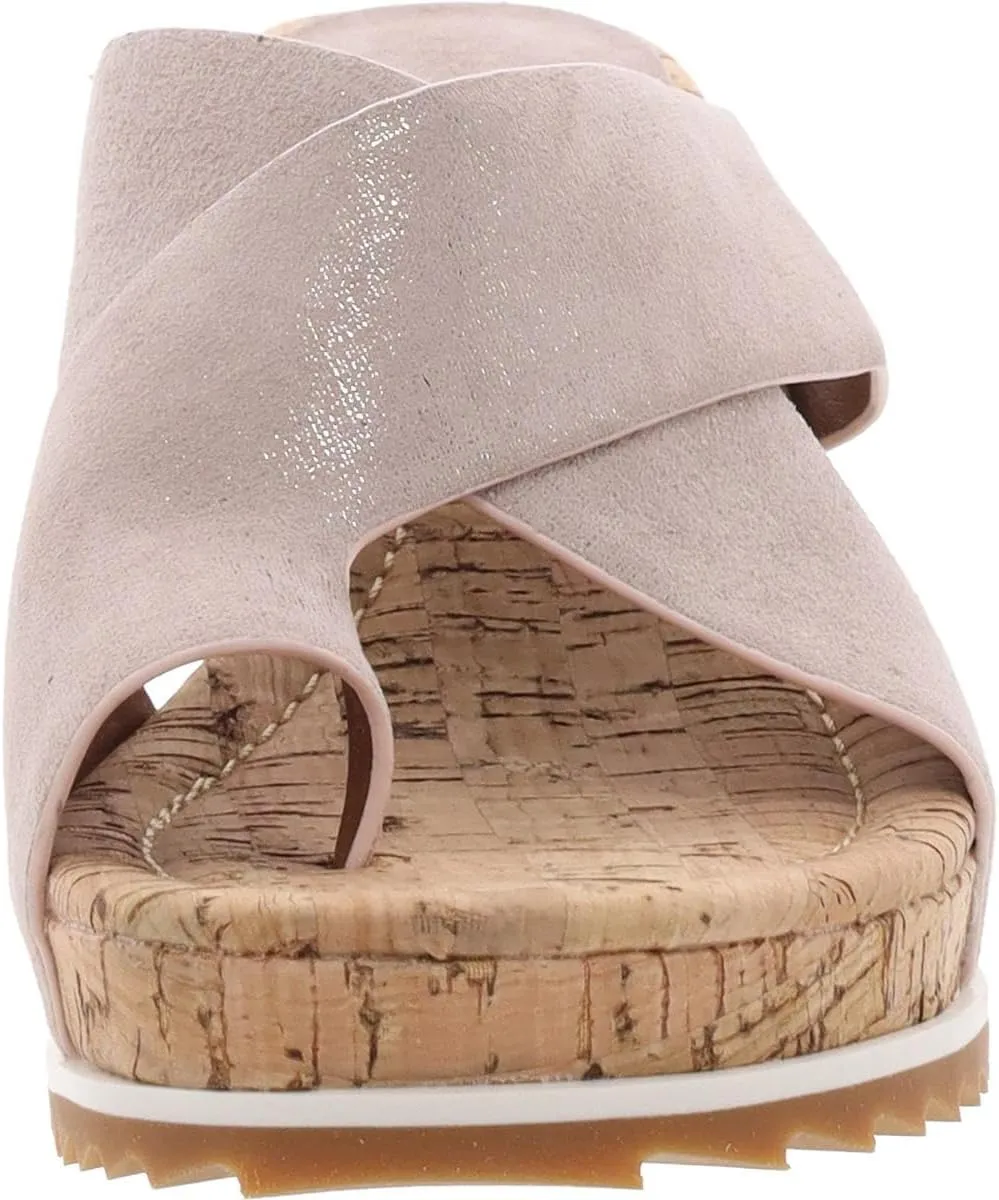 Donald J. Pliner Womens Toe Loop Wedge Sandals
