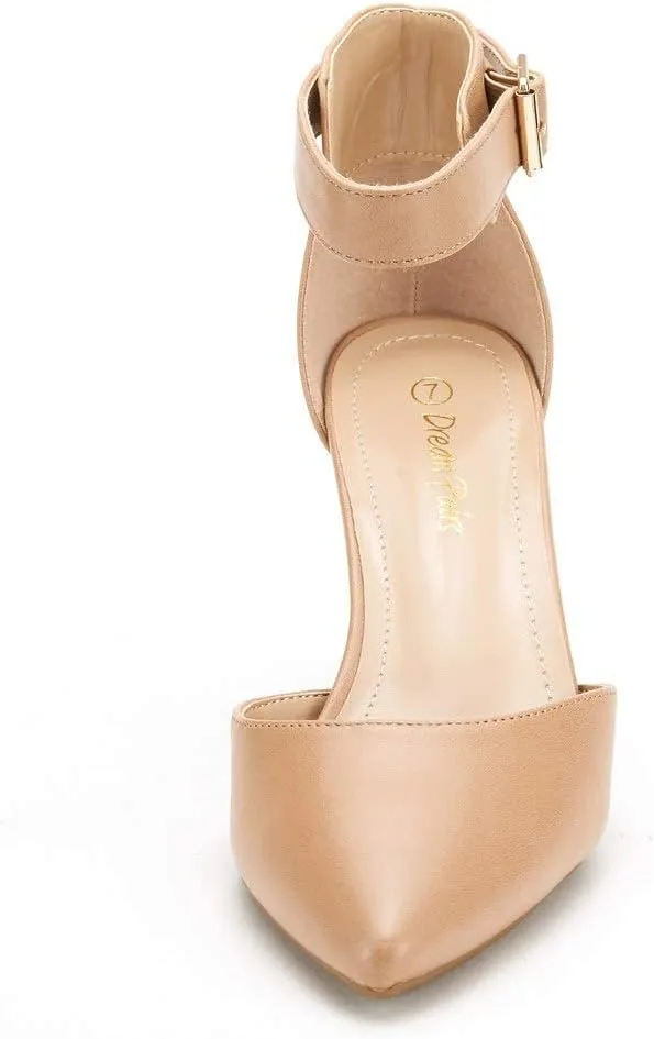 DREAM PAIRS Kitten Heel Low Heel for Women Closed Pointed Toe Pumps Wedding Party Sexy Dress Shoes Lowpointed