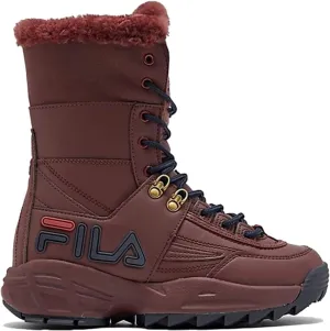 Fila Womens Disruptor Boot Lace Up Red (7.5)