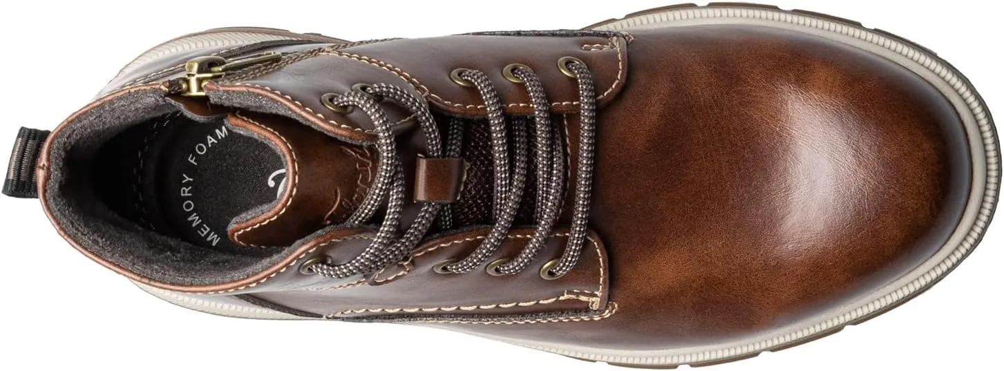 Florsheim Boy's, Lookout JR Plain Toe Lace Up Boot– Little Kid & Big Kid