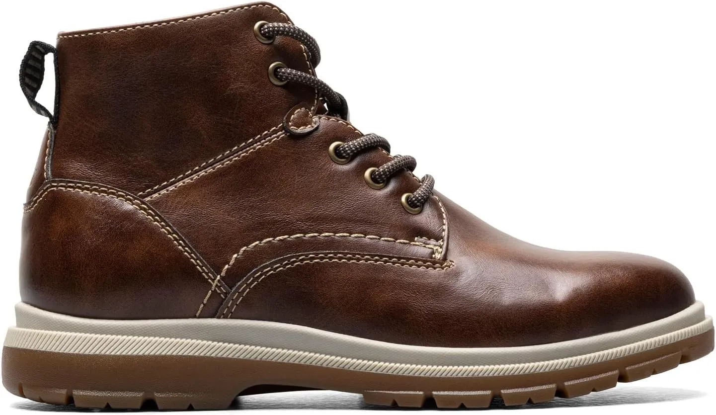 Florsheim Boy's, Lookout JR Plain Toe Lace Up Boot– Little Kid & Big Kid