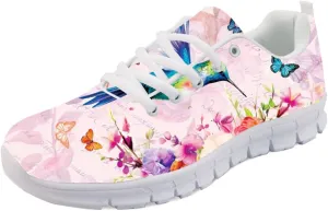 Forchrinse Shining Scales Print Women's Running Shoes Lightweight Comfortable Athletic Tennis Walking Sneaker