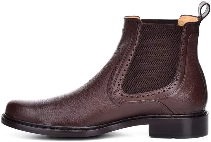 FRANCO CUADRA Men's Boot in Genuine Deer Leather Black