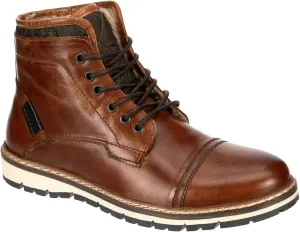 Franco Fortini Blake - Men's Leather Round Toe Lace-up Casual Boot
