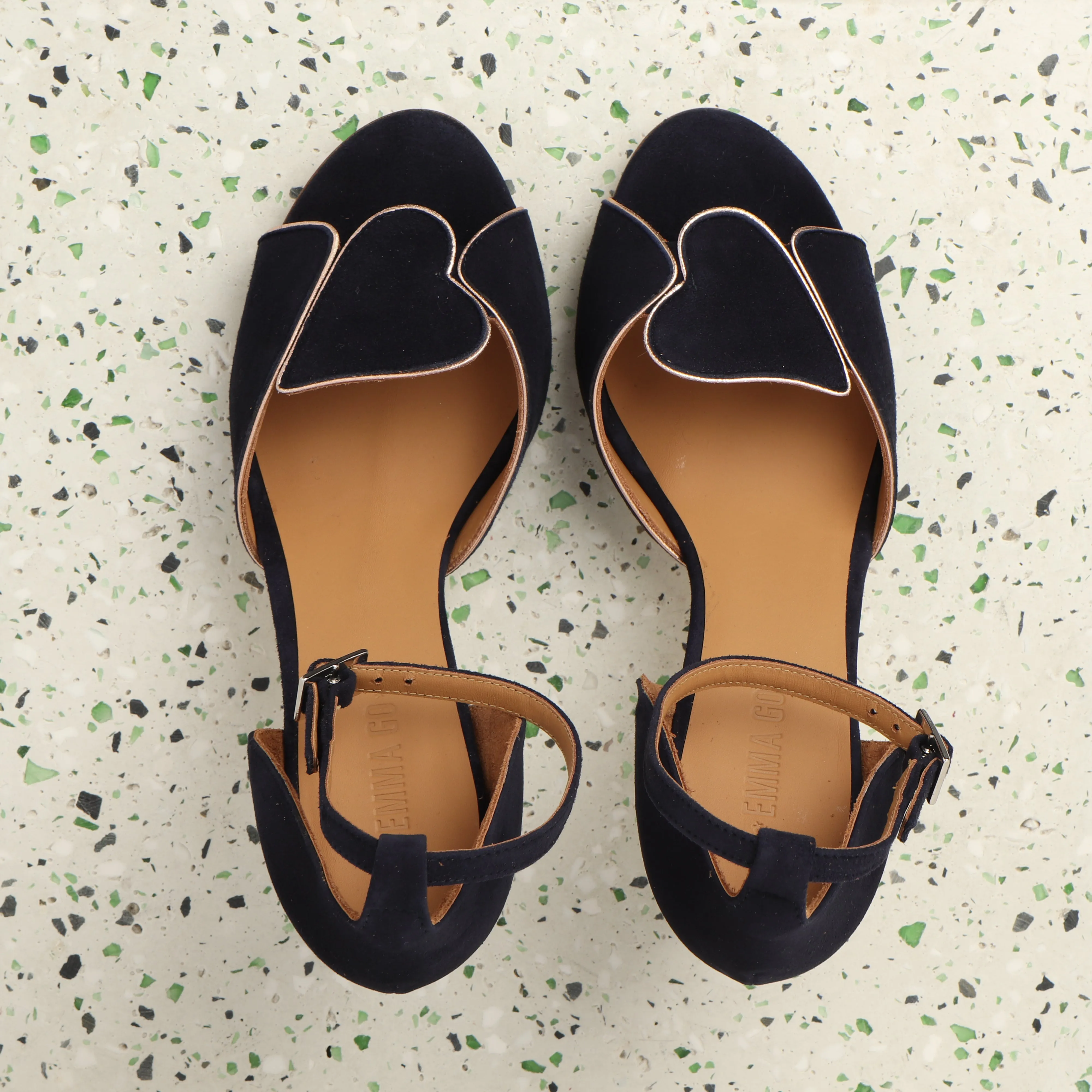 Gabby Suede Navy