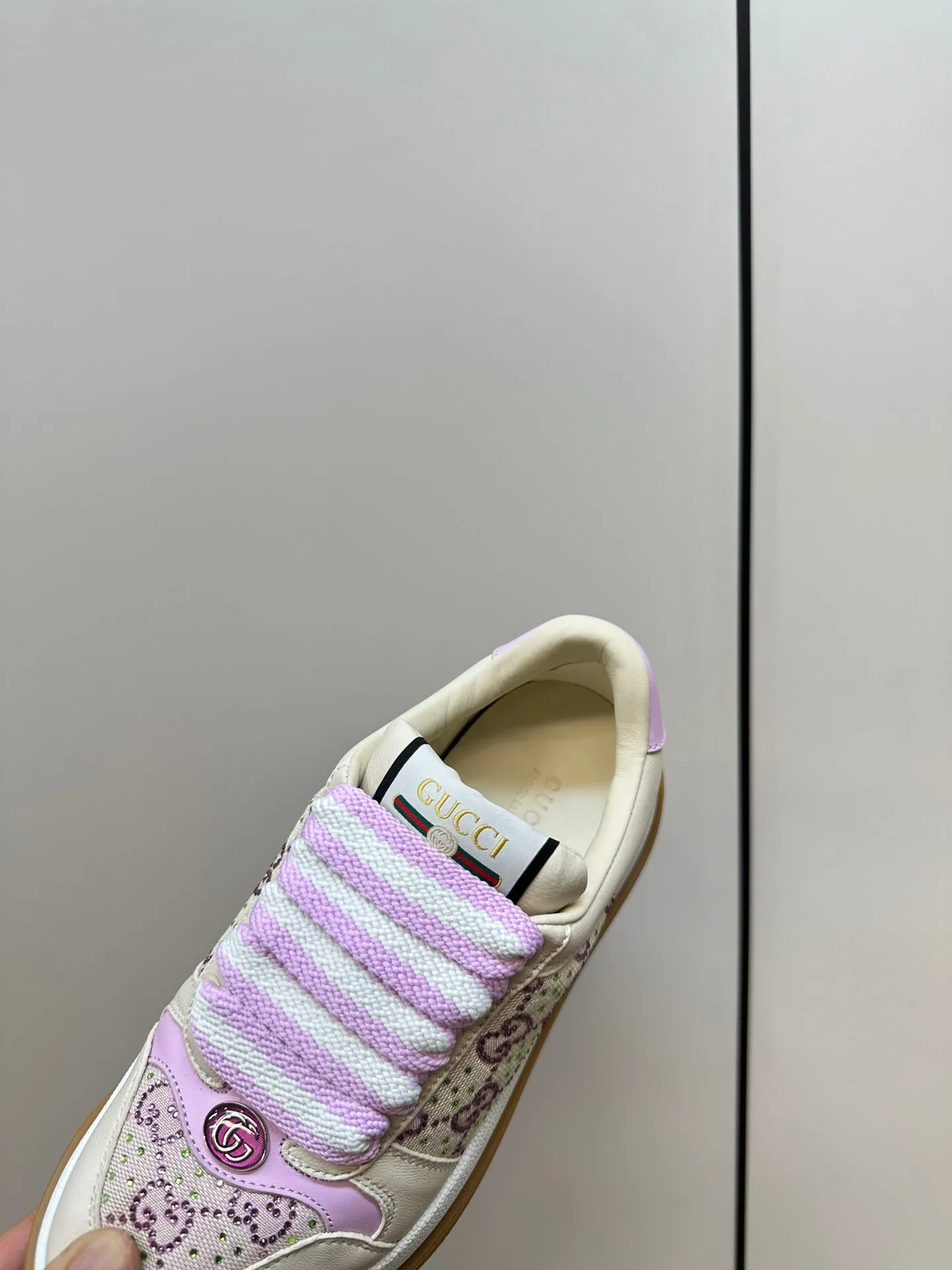 Gucci GG Blush Unbeatable price Screener Pink Sneaker High-performance