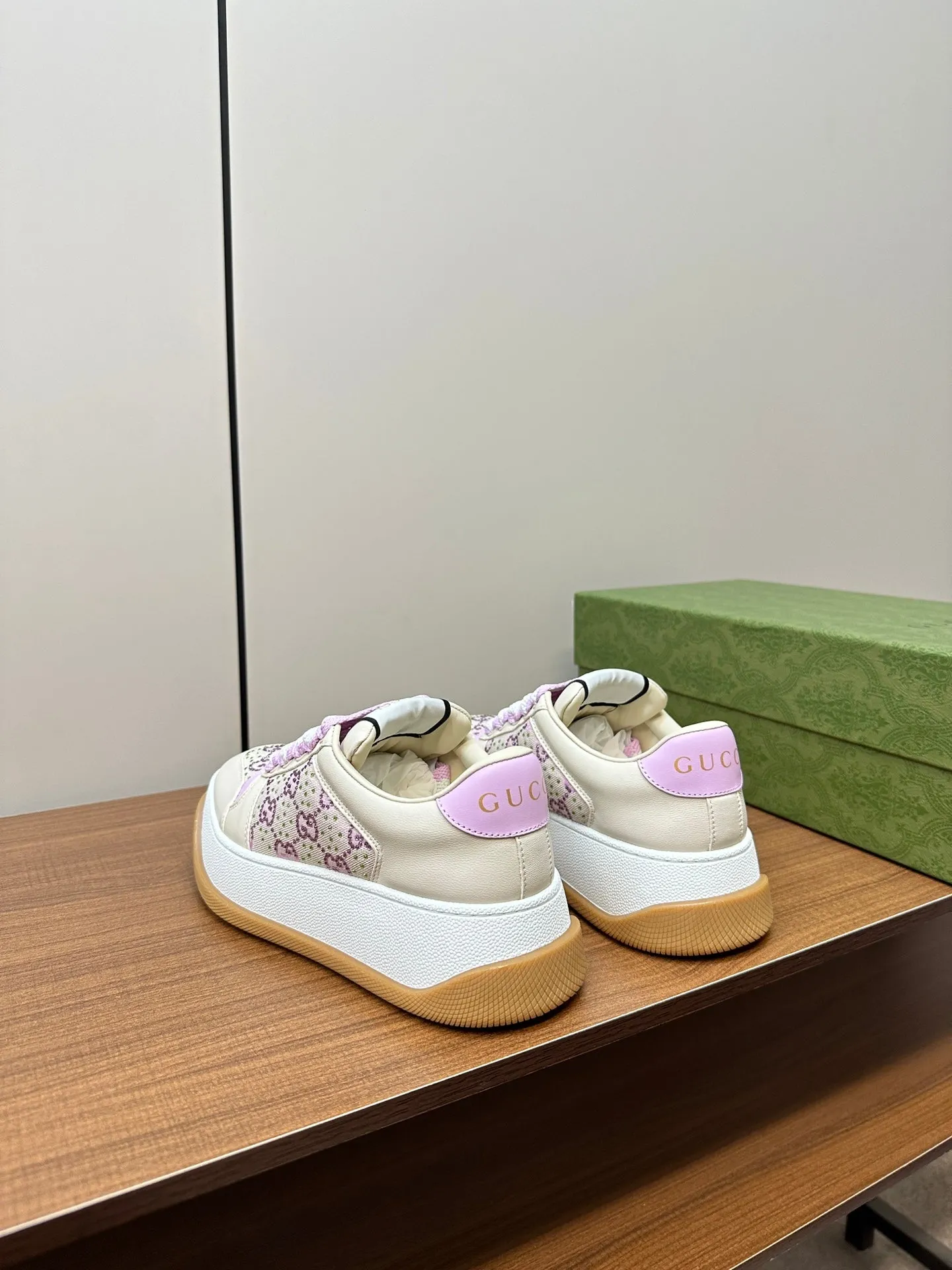 Gucci GG Blush Unbeatable price Screener Pink Sneaker High-performance