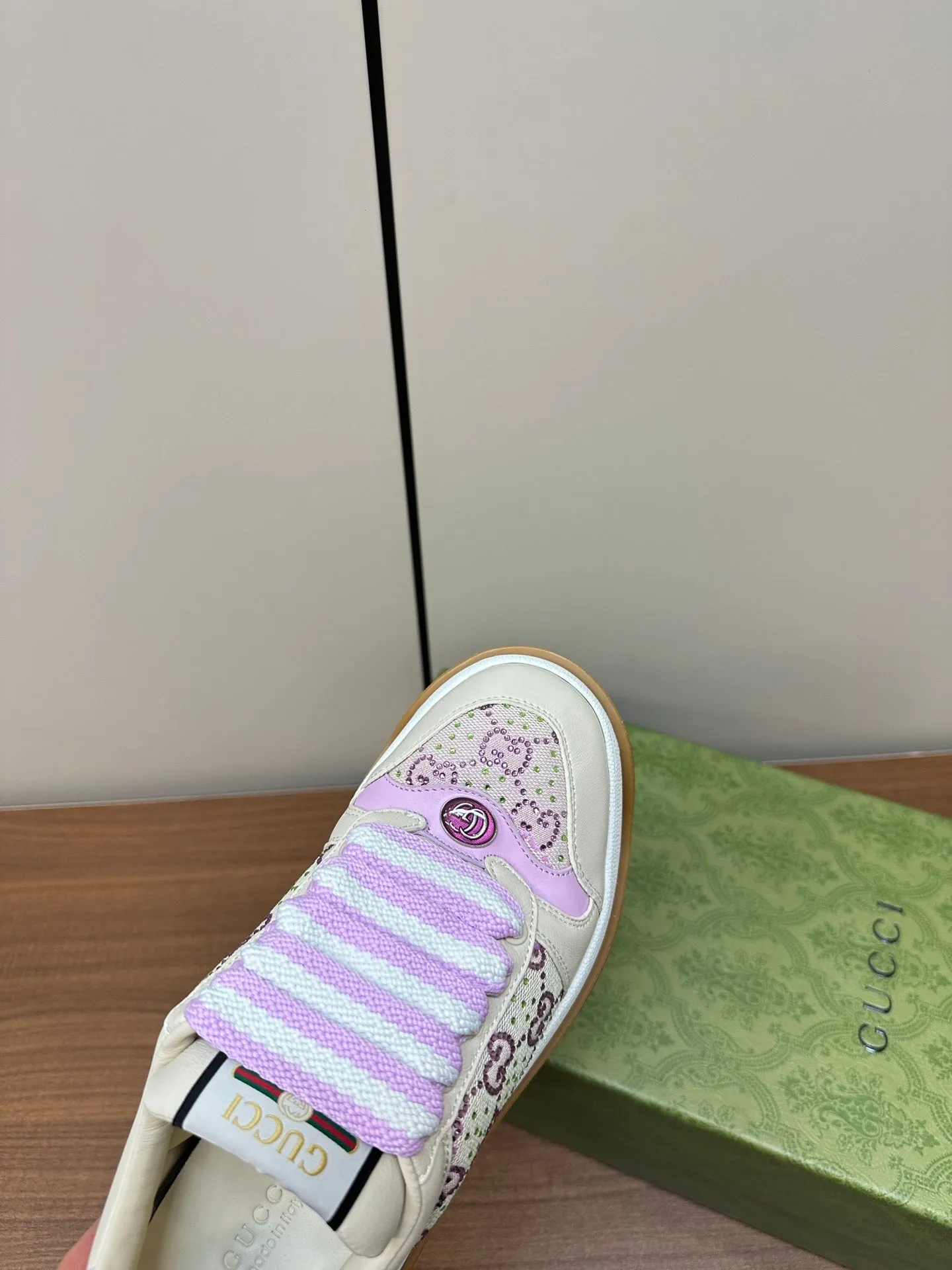 Gucci GG Blush Unbeatable price Screener Pink Sneaker High-performance