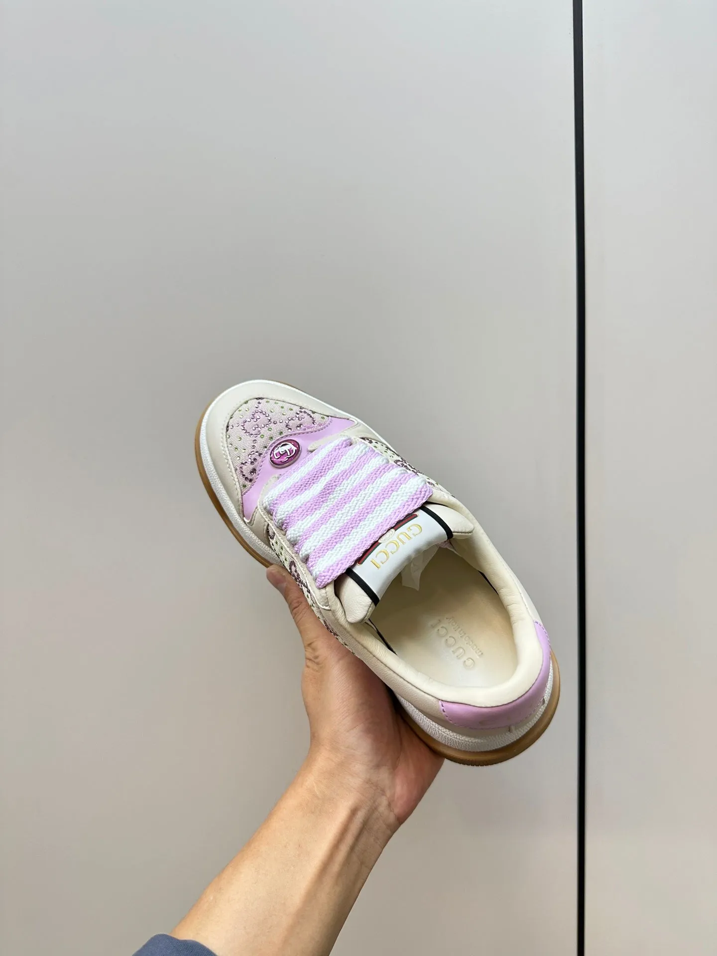 Gucci GG Blush Unbeatable price Screener Pink Sneaker High-performance