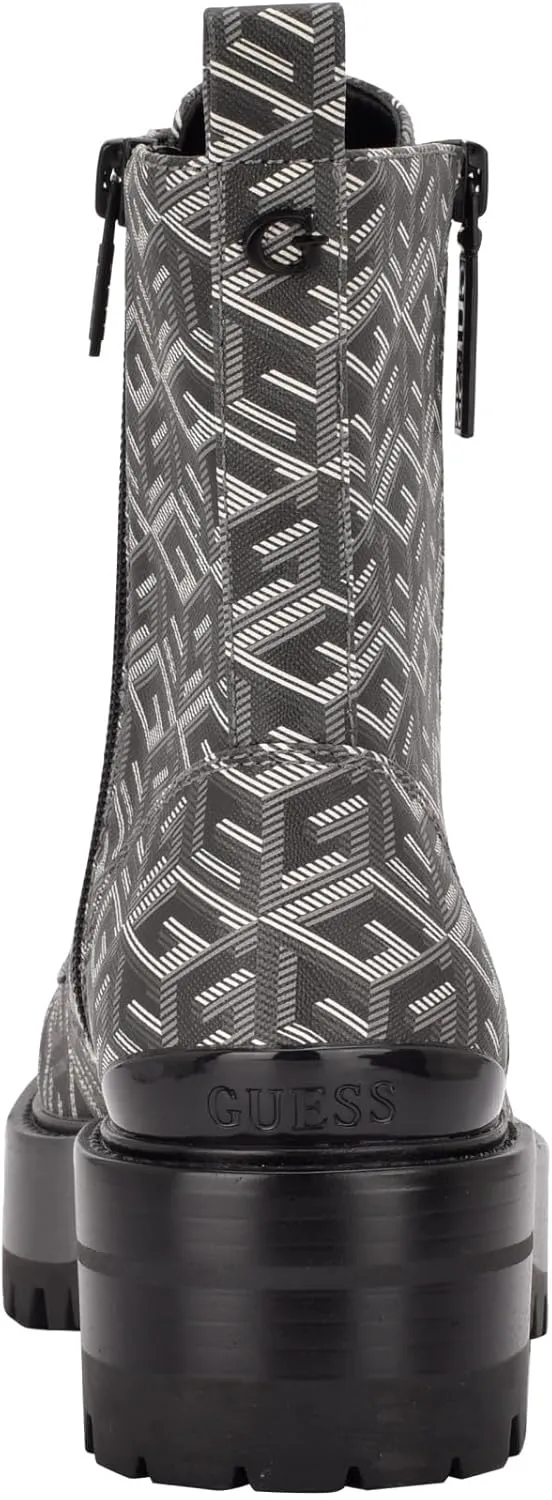 GUESS Women's Fearne Combat Boot