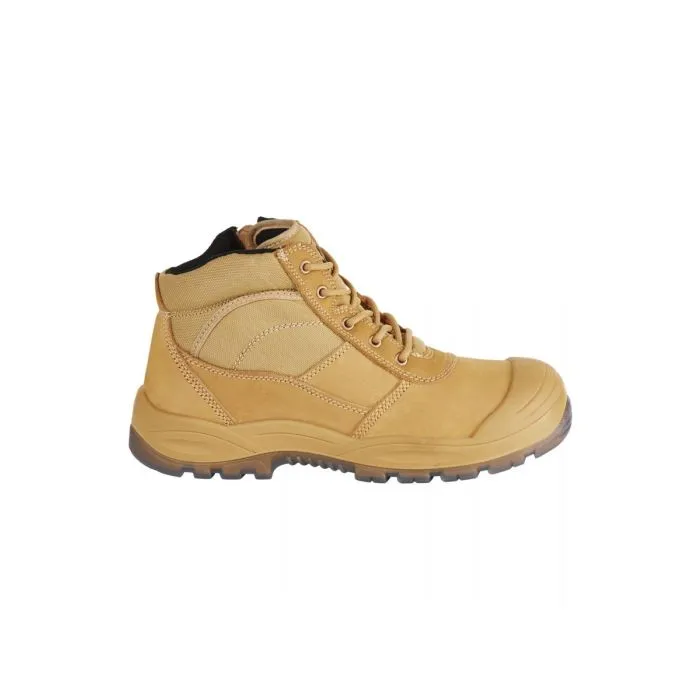 HARD YAKKA Y60120 UTILITY SAFETY BOOT - WHEAT