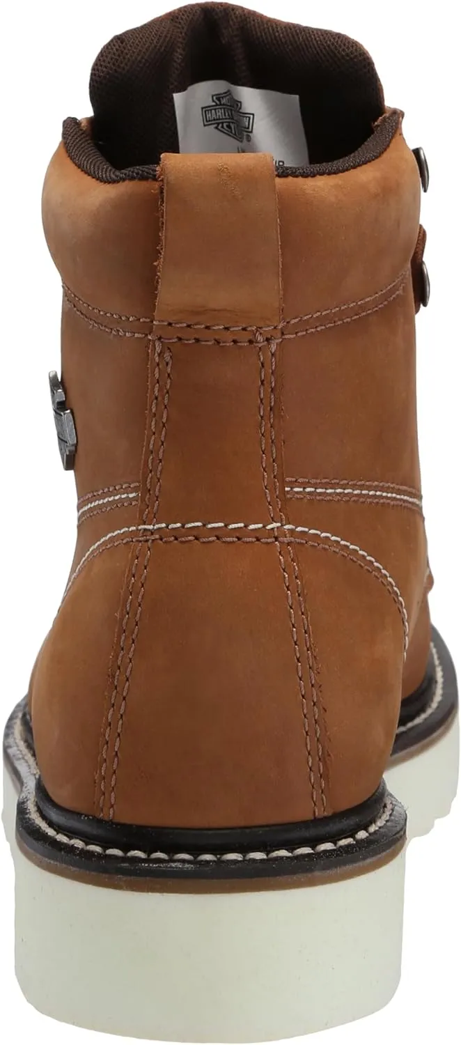 Harley-Davidson mens Beau 7.5 Inch Wedge Boot