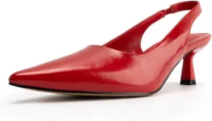 heelchic Women's Kitten Heel, Closed Pointed Toe Low Heel, Comfortable Pumps Shoes for Women Dress Shoes