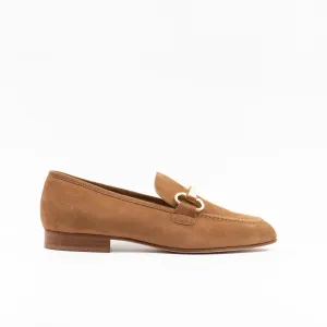 Horsebit Loafer in Cognac Suede