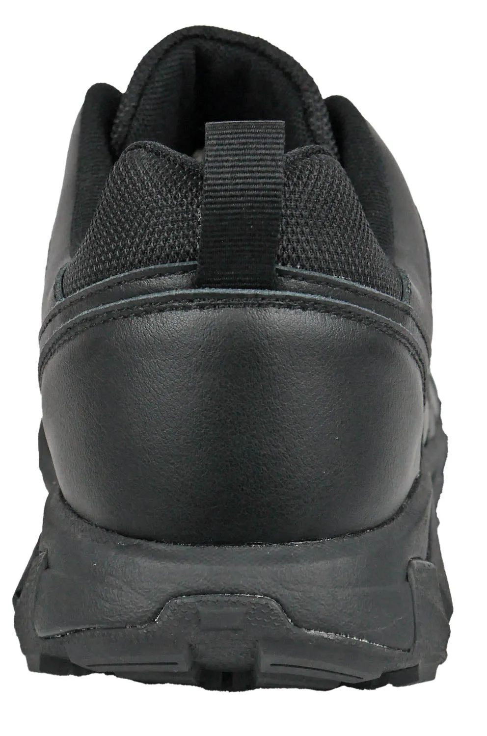 Hoss Boots Mens Beta Soft Toe Black Leather Work Shoes