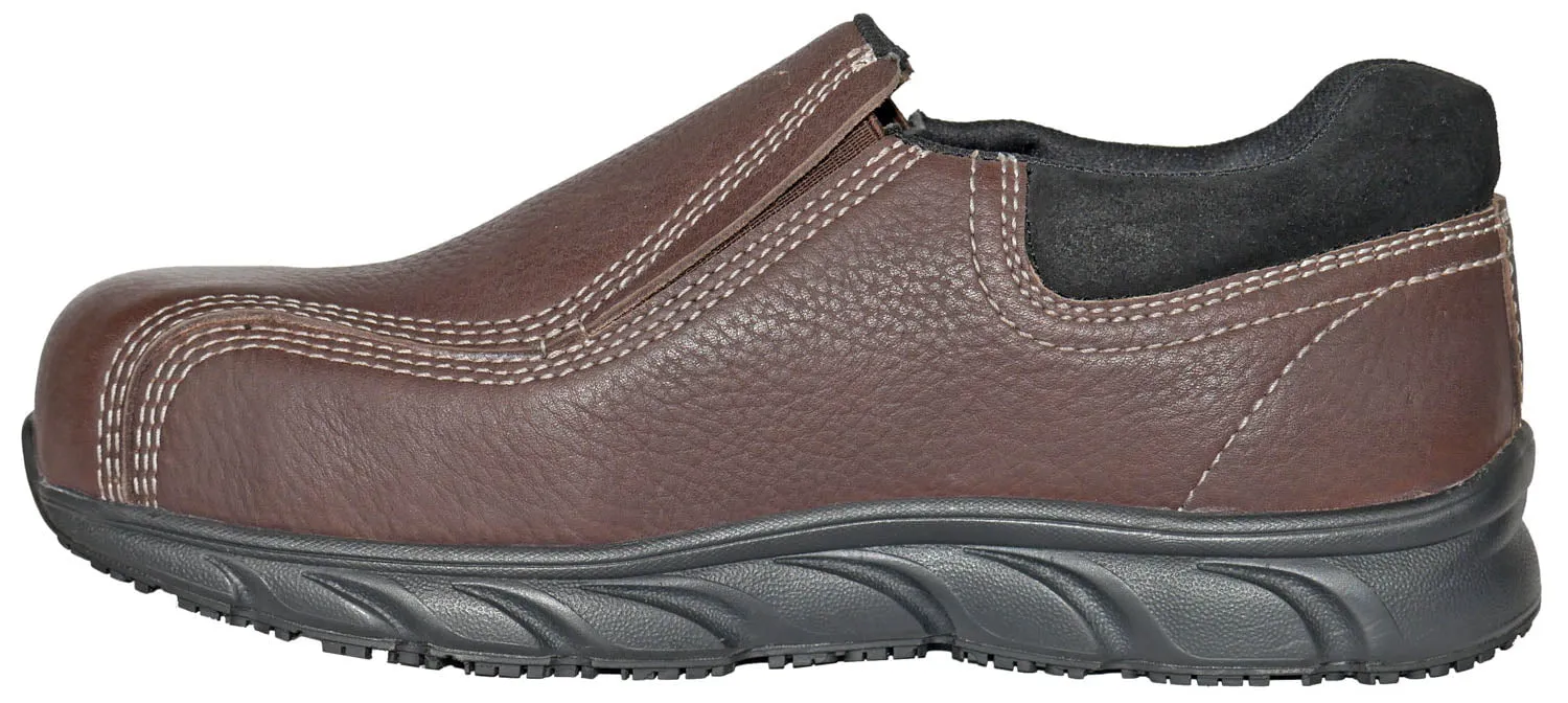 Hoss Boots Mens Transfer SD Composite toe Brown Leather Work Shoes