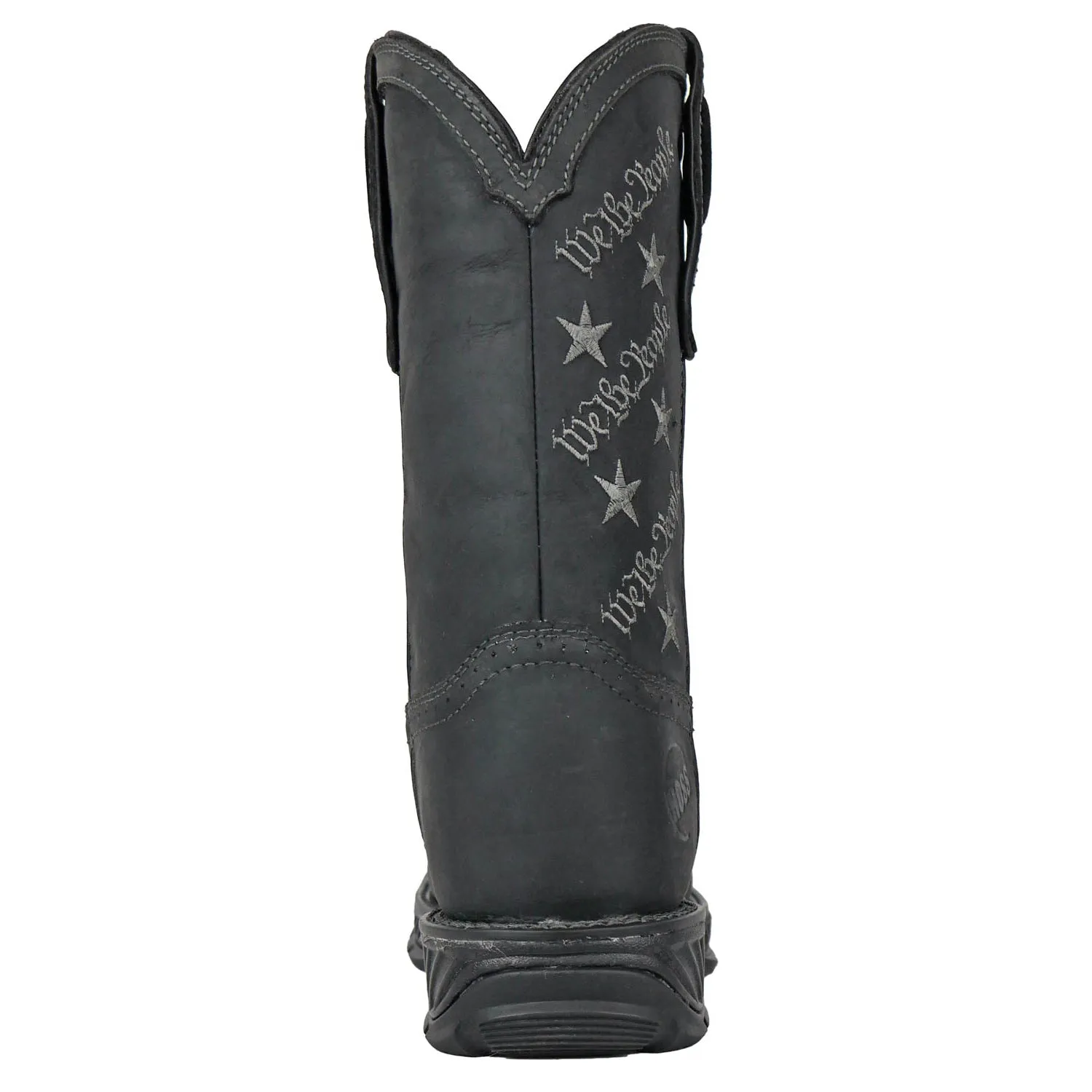Hoss Boots Mens We The People CT WP Black Leather Work Boots
