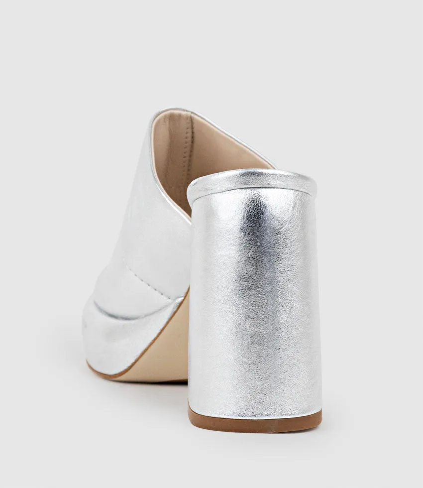 ILLIAN95 Platform Slide in Silver