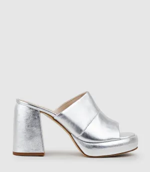 ILLIAN95 Platform Slide in Silver