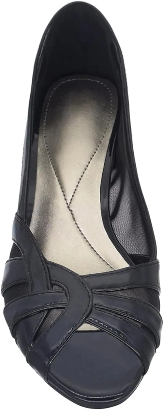 Impo Eshana Peep Toe Pump with Memory Foam