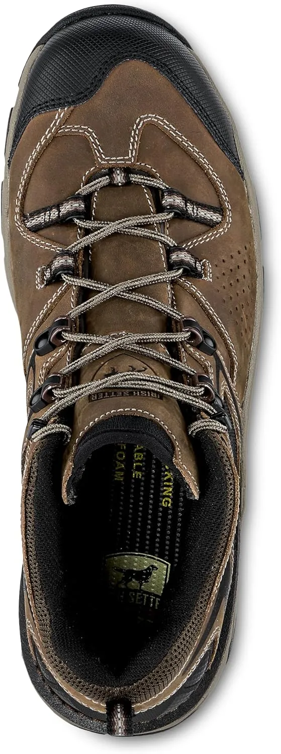 Irish Setter, Crosby, Men’s, 5", Waterproof, Non-Metallic Safety Toe, Work Boot, Brown