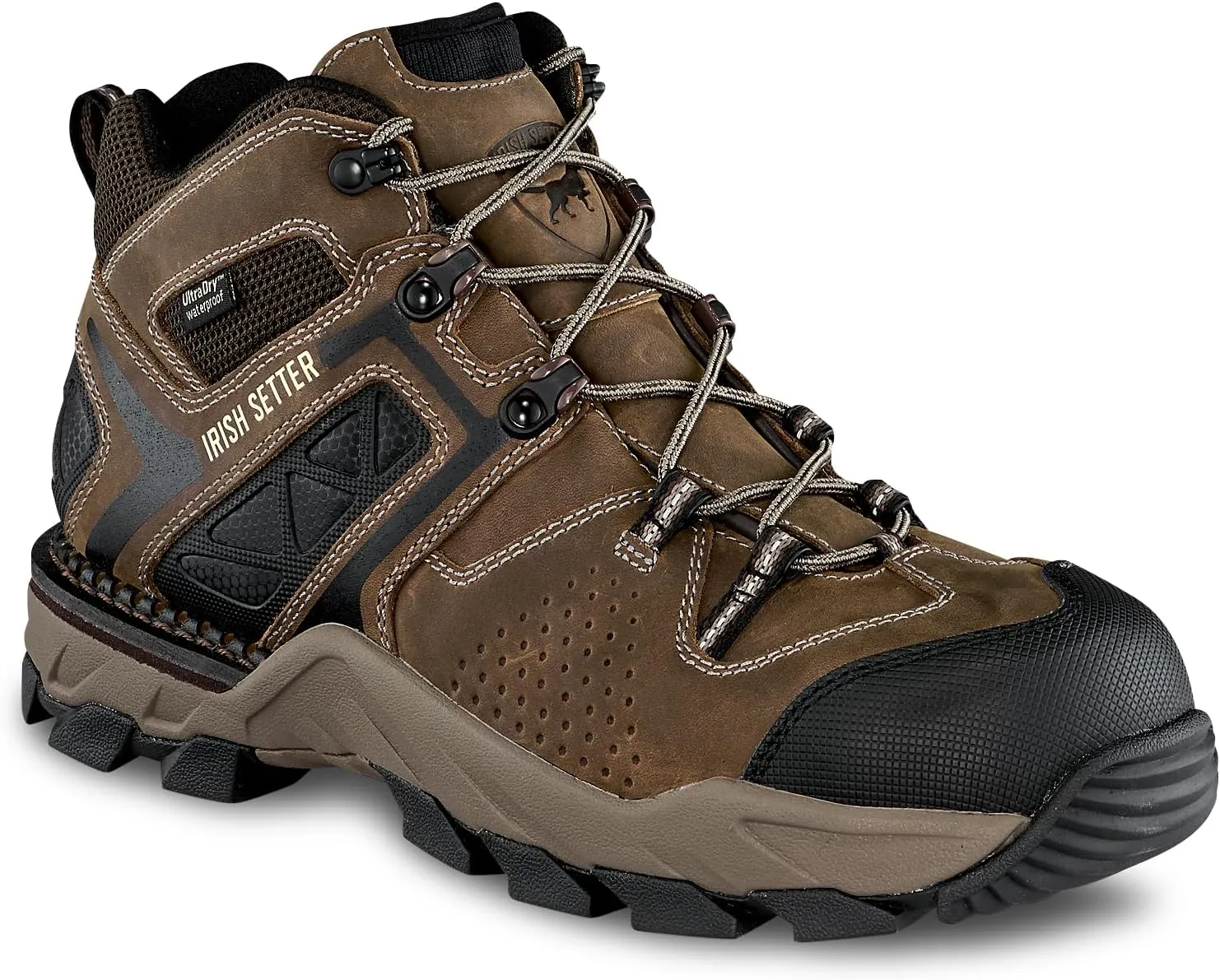 Irish Setter, Crosby, Men’s, 5", Waterproof, Non-Metallic Safety Toe, Work Boot, Brown