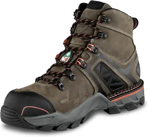 Irish Setter, Crosby, Men’s, 6", Waterproof, Non-Metallic Safety Toe (CSA), Work Boot, Gray