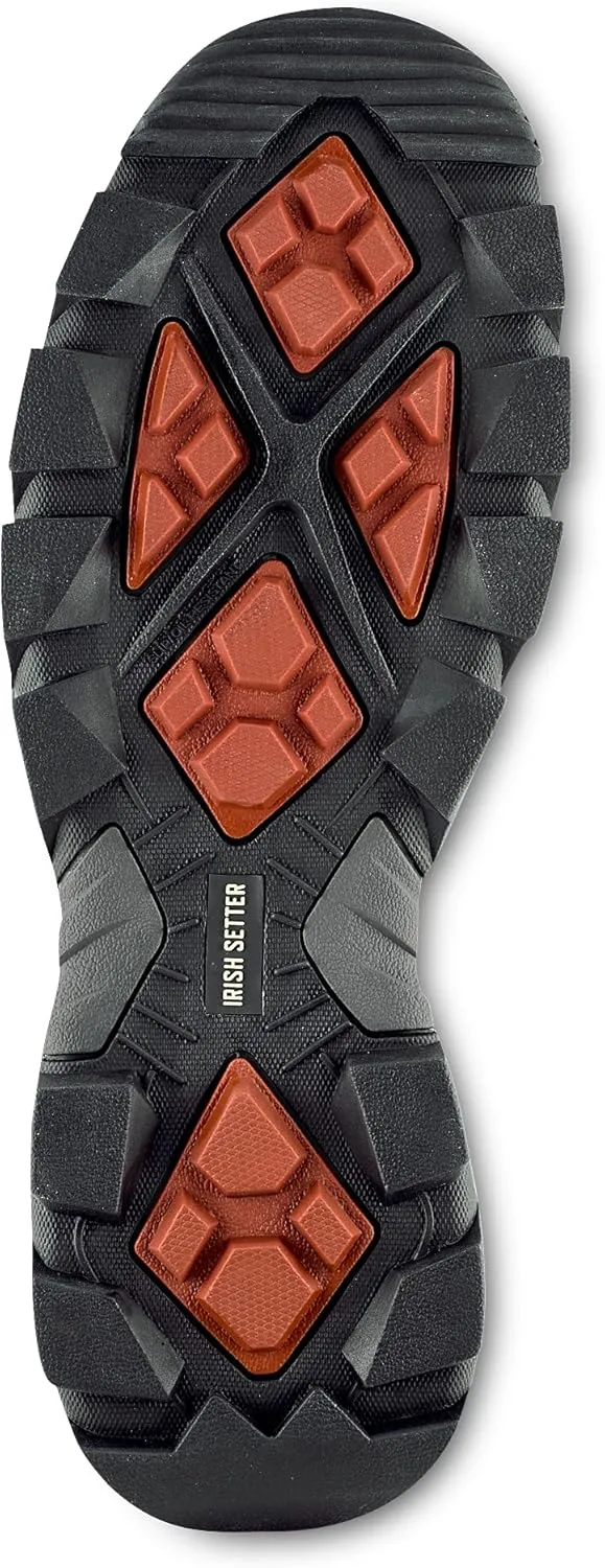 Irish Setter, Crosby, Men’s, 6", Waterproof, Non-Metallic Safety Toe (CSA), Work Boot, Gray