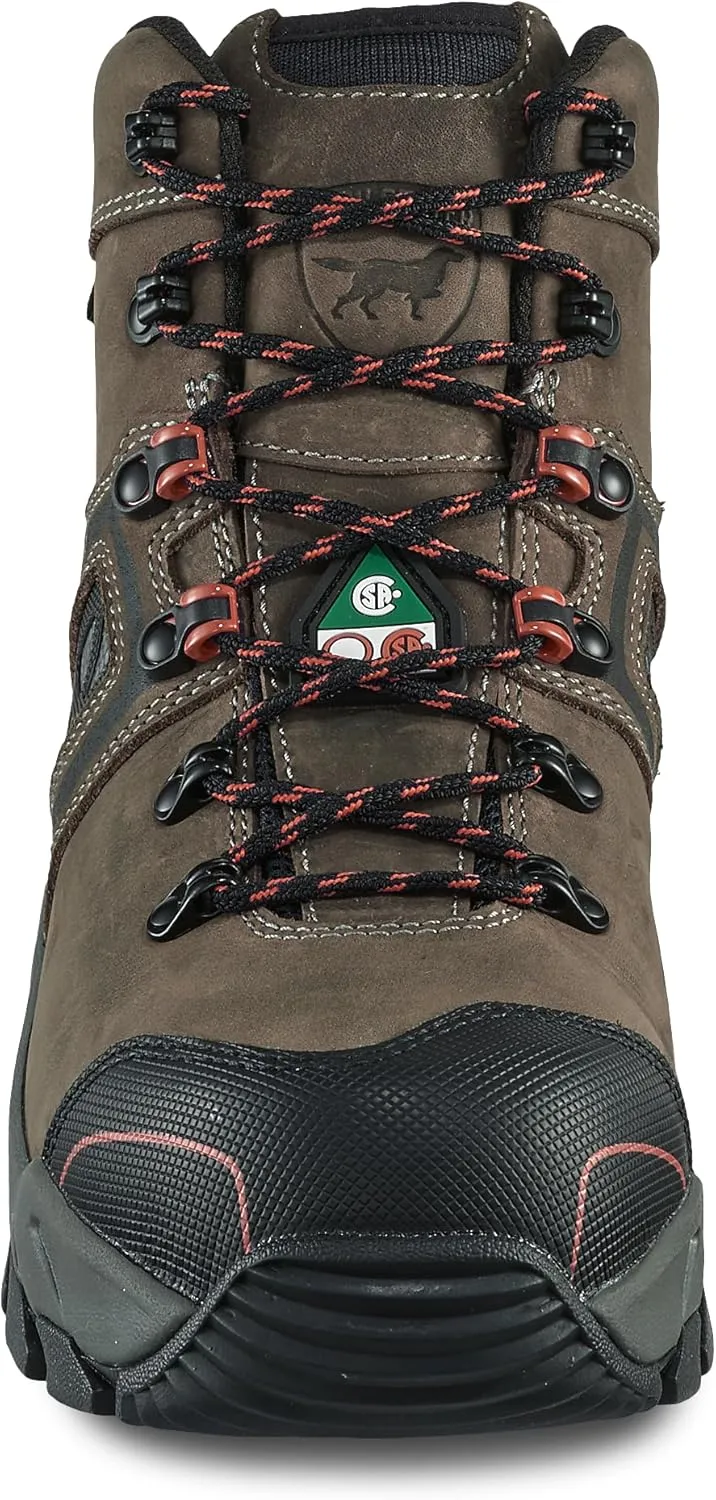 Irish Setter, Crosby, Men’s, 6", Waterproof, Non-Metallic Safety Toe (CSA), Work Boot, Gray