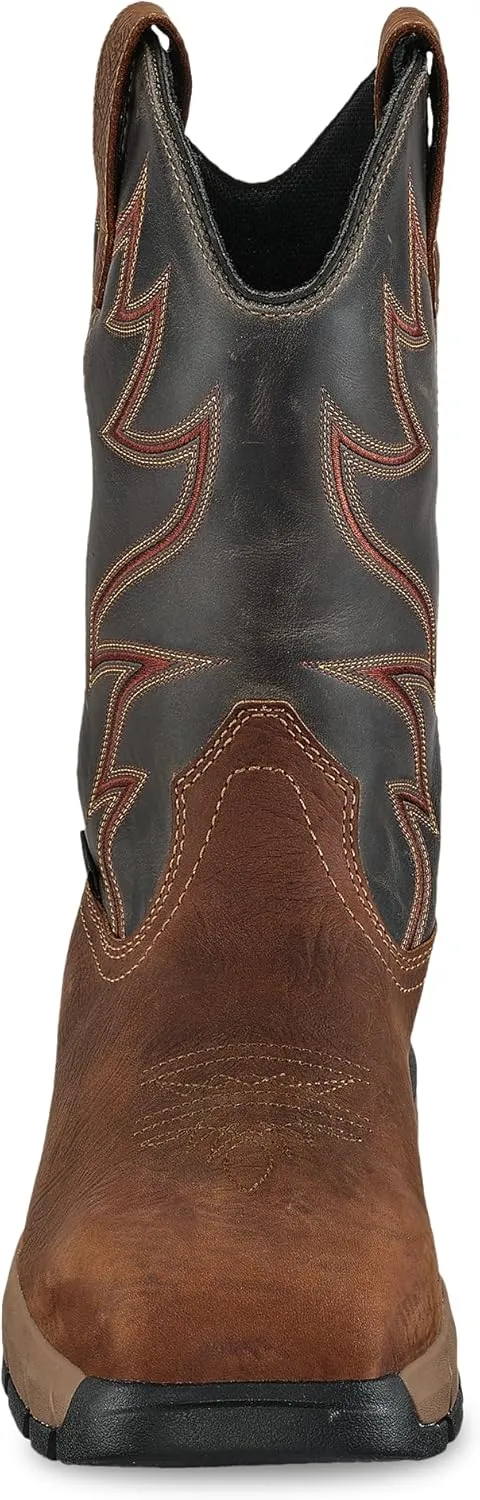 Irish Setter, Two Harbors, Men's, 11", Waterproof, Non-Metallic Safety Square Toe, Work Boot