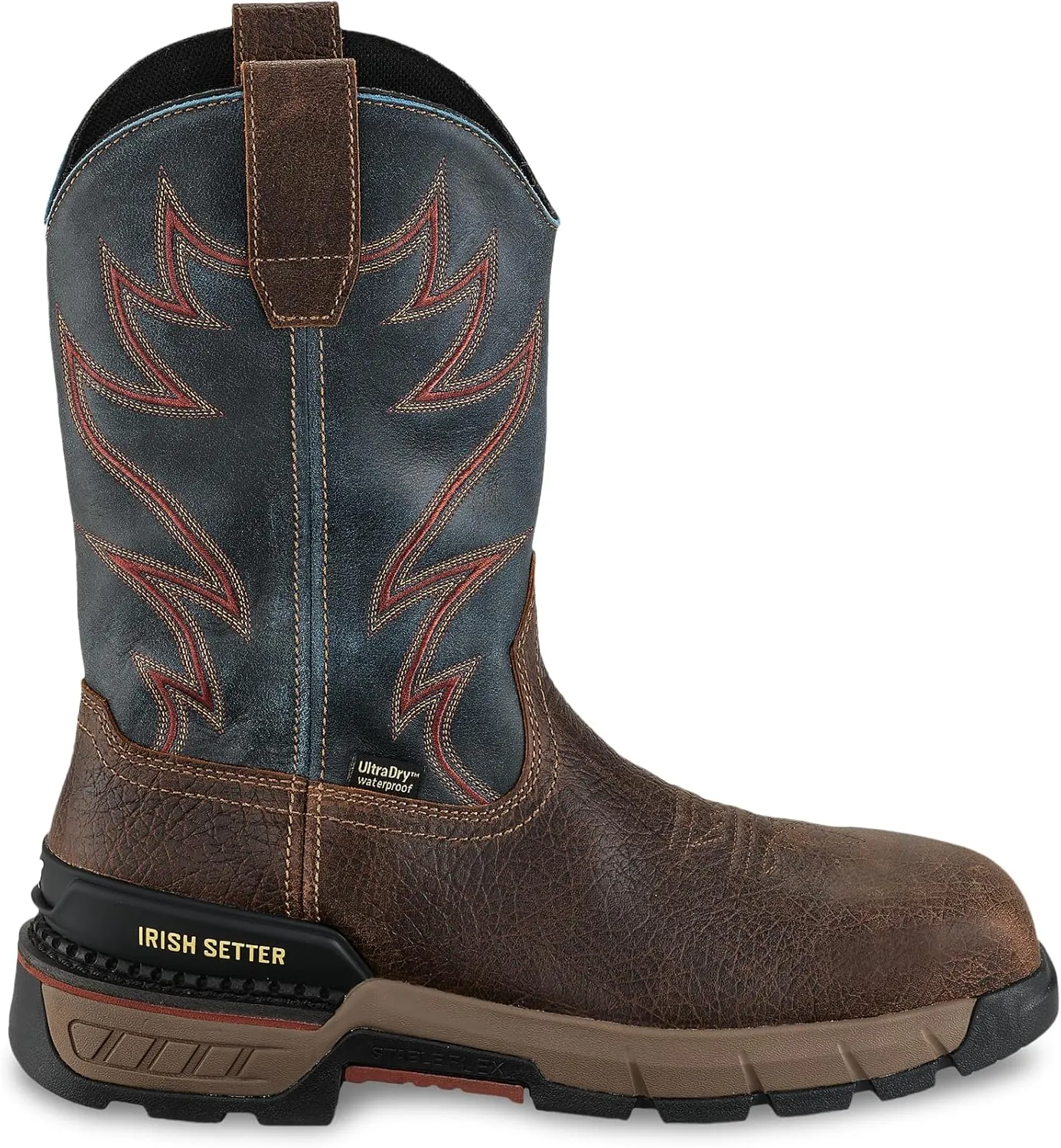 Irish Setter, Two Harbors, Men's, 11", Waterproof, Non-Metallic Safety Square Toe, Work Boot