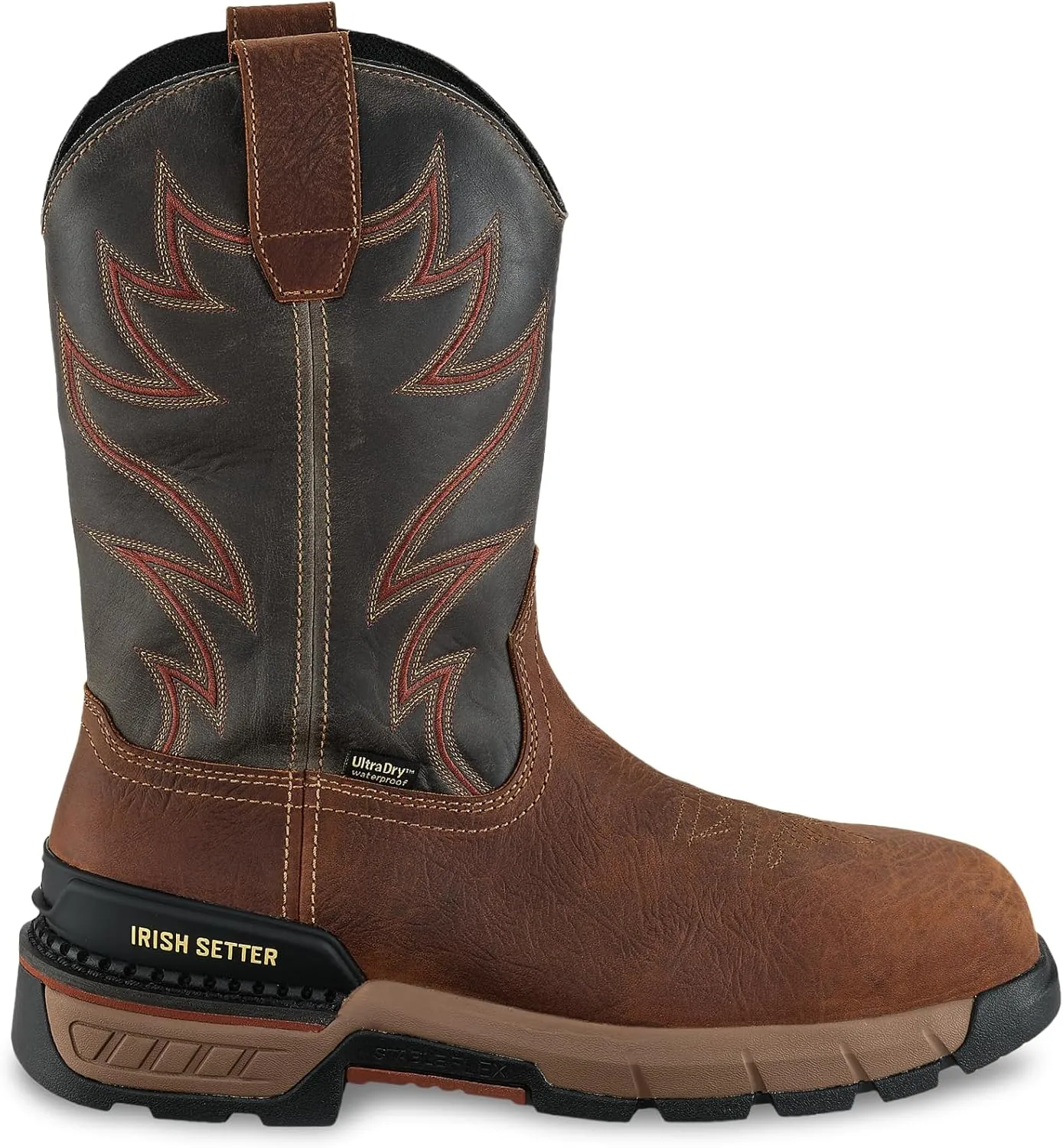 Irish Setter, Two Harbors, Men's, 11", Waterproof, Non-Metallic Safety Square Toe, Work Boot