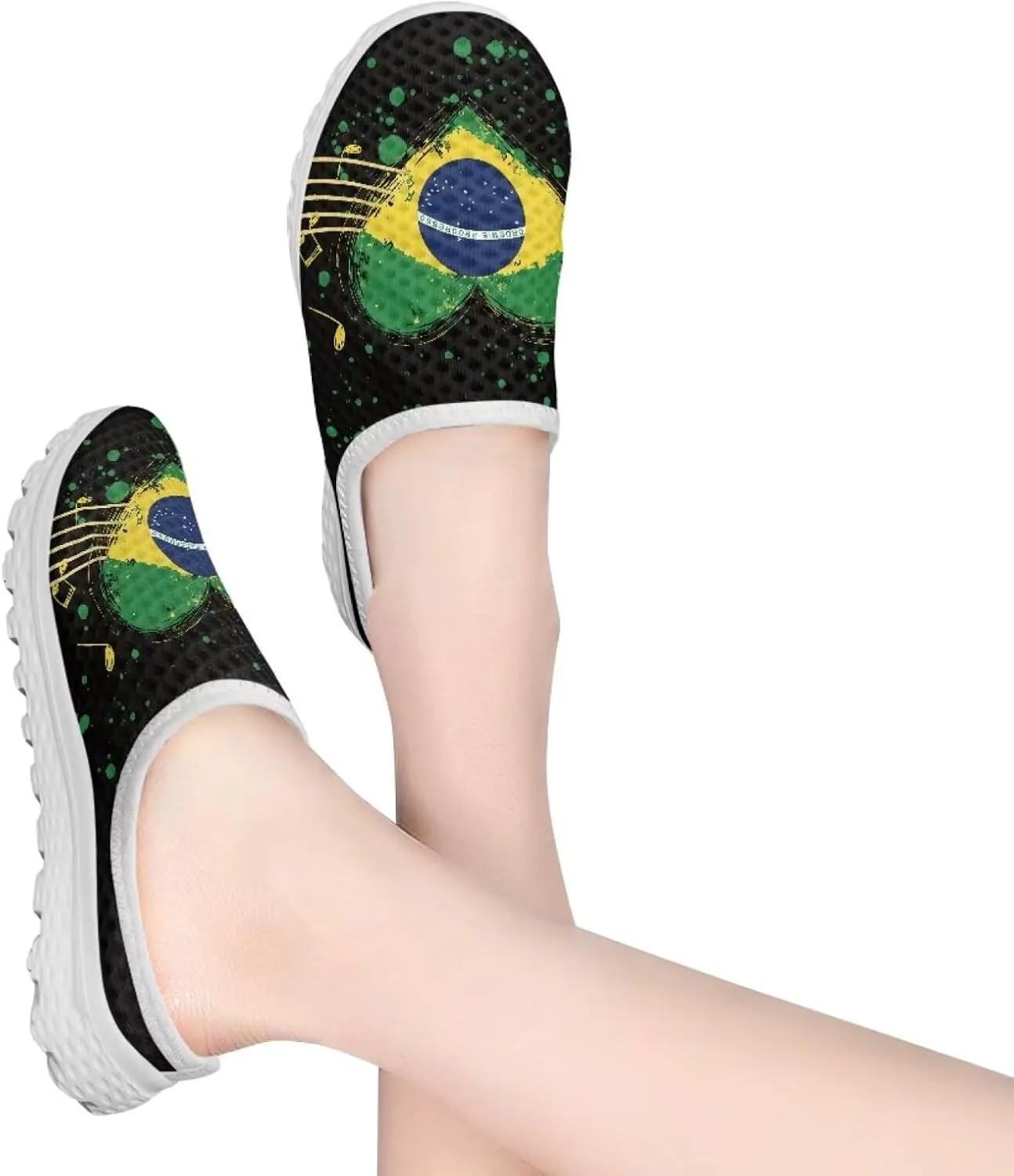 Jeiento Women Lightweight Slip On Mules Shoes Comfortable Anti Slip Loafers Open Back Breathable Slippers