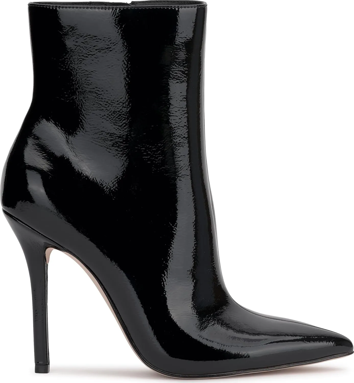 Jessica Simpson Womens Lyren Patent Pointed Toe Ankle Boots