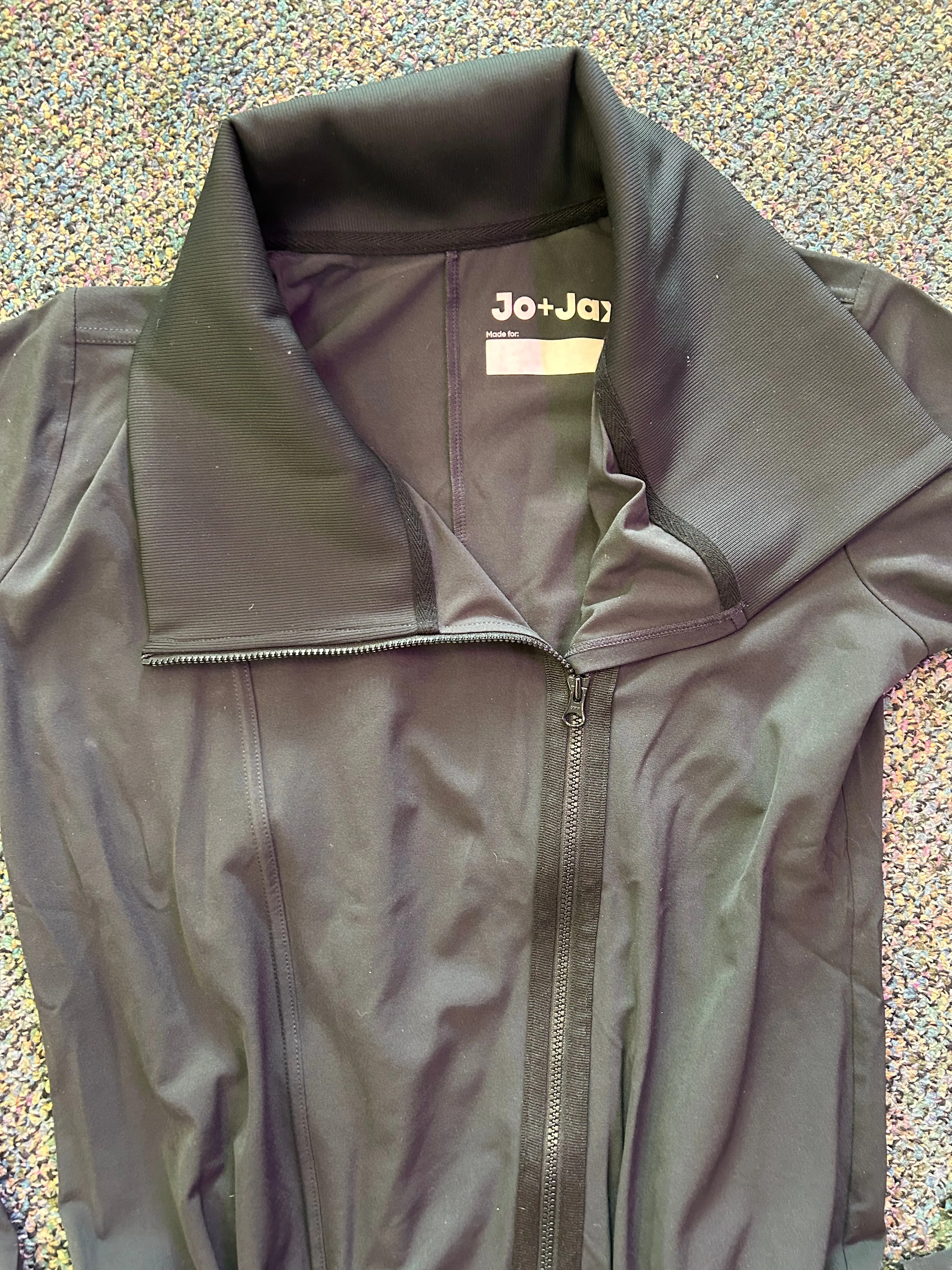 Jo   Jax "Zip-Up Performance Jumpsuit"