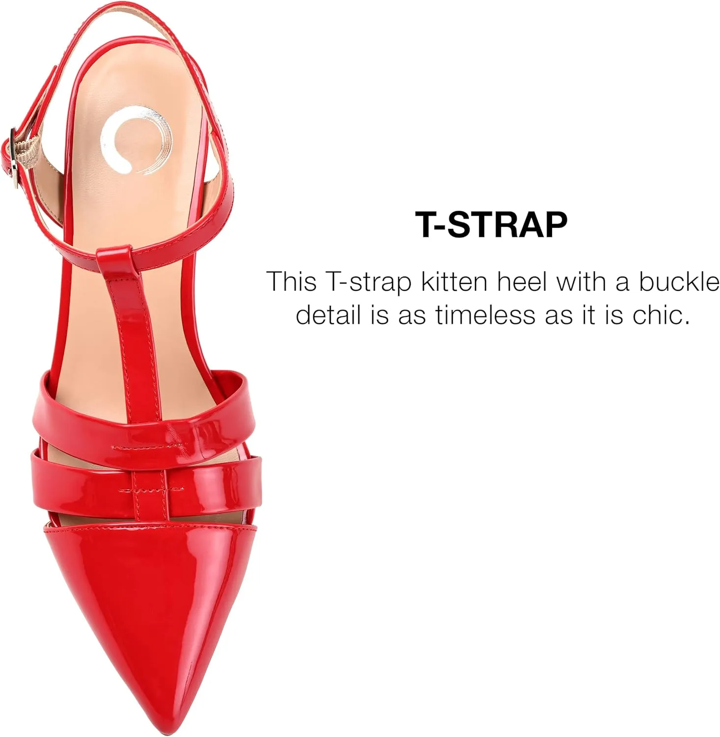Journee Collection Womens Jazlynn Patent Pointed Toe Pumps