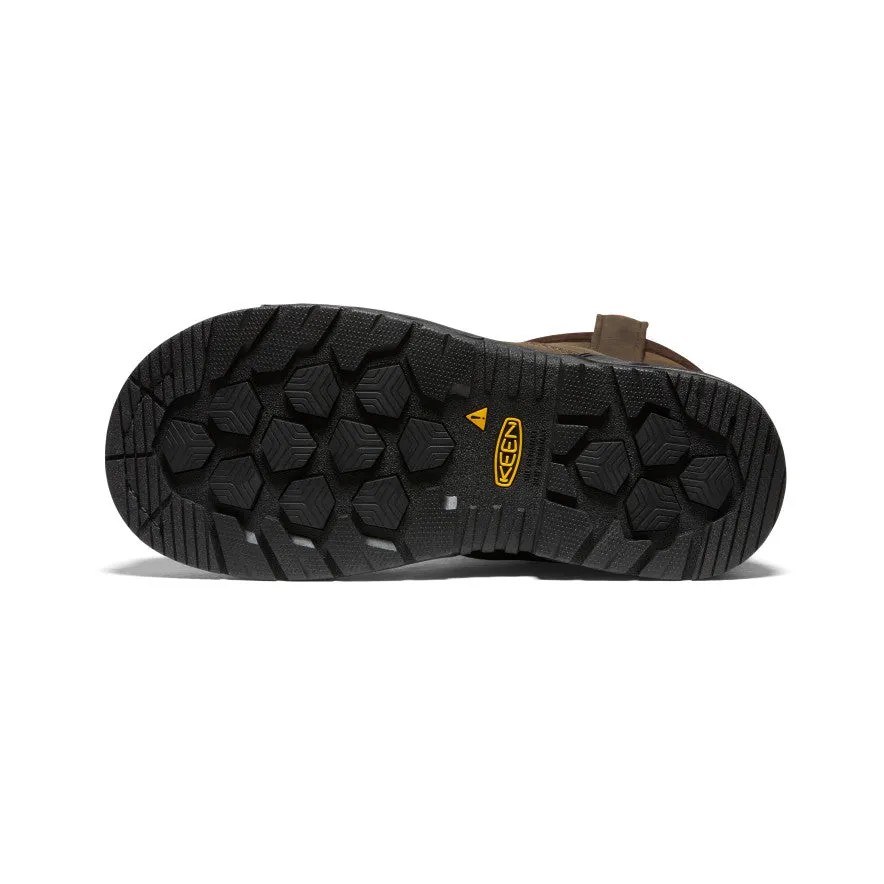 Keen Utility Men's CSA Philadelphia Wellington Waterproof (Carbon-Fiber Toe) Cascade Brown/Black 1024217  C.S.A