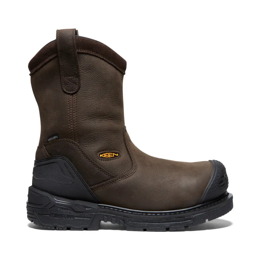 Keen Utility Men's CSA Philadelphia Wellington Waterproof (Carbon-Fiber Toe) Cascade Brown/Black 1024217  C.S.A