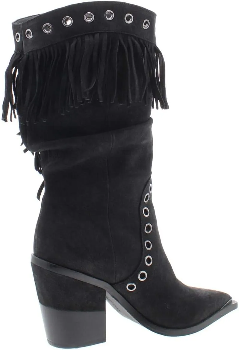 Kenneth Cole Women's West Side Mid Fringe Fashion Boot