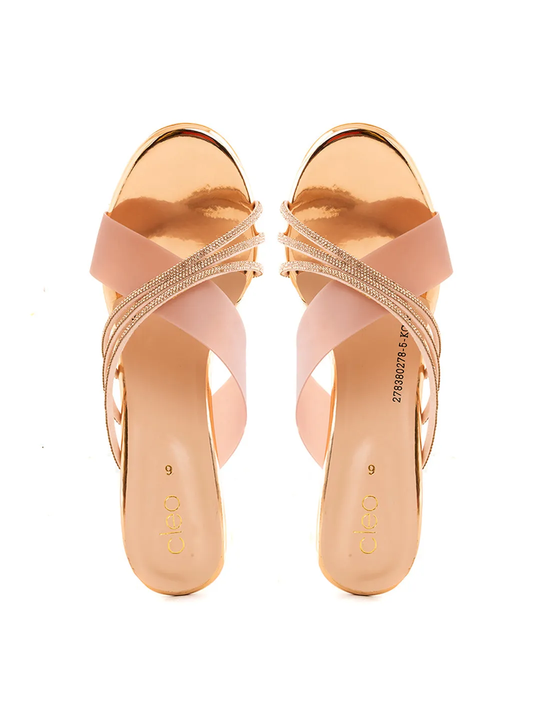 Khadim Cleo High Heel Mule Slip On Sandal for Women