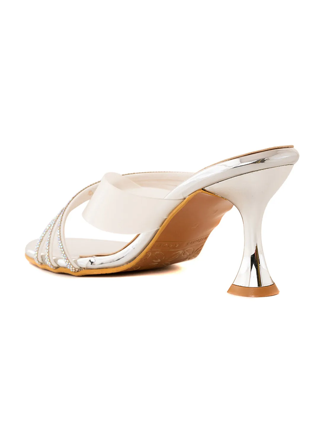 Khadim Cleo High Heel Mule Slip On Sandal for Women