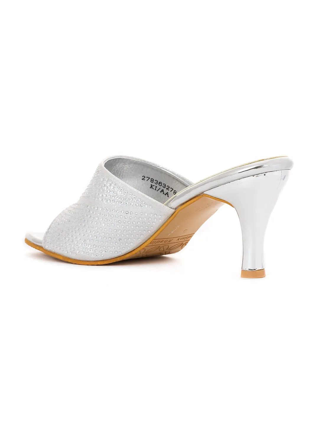 Khadim High Heel Mule Slip On Sandal for Women