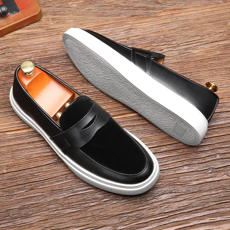 Leandro Hybrid Leather Loafers