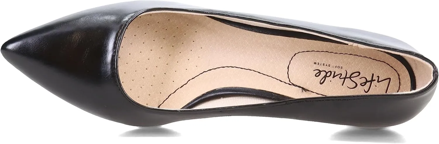 LifeStride Womens Minx Pump, Black, 11 US