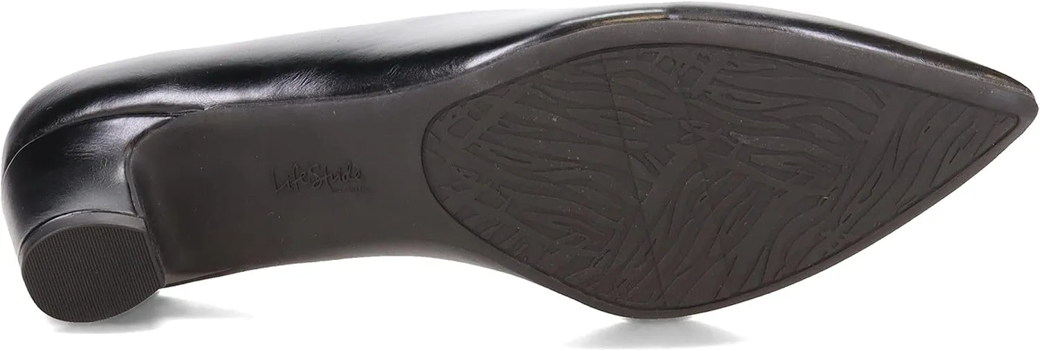 LifeStride Womens Minx Pump, Black, 11 US