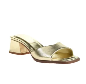 LIINDA HEEL SANDAL (GOLD)